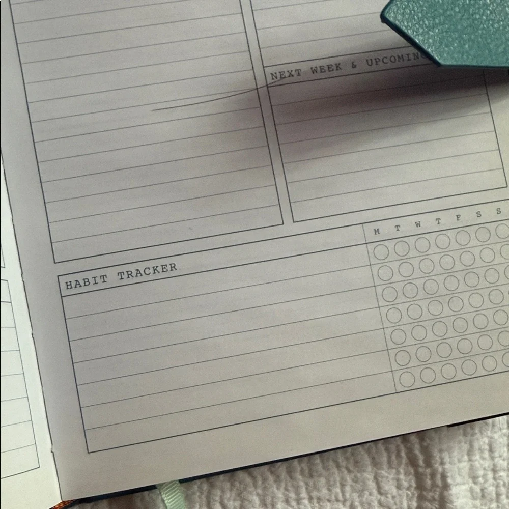 Elegant Teal Notebook with Pen Set(4)